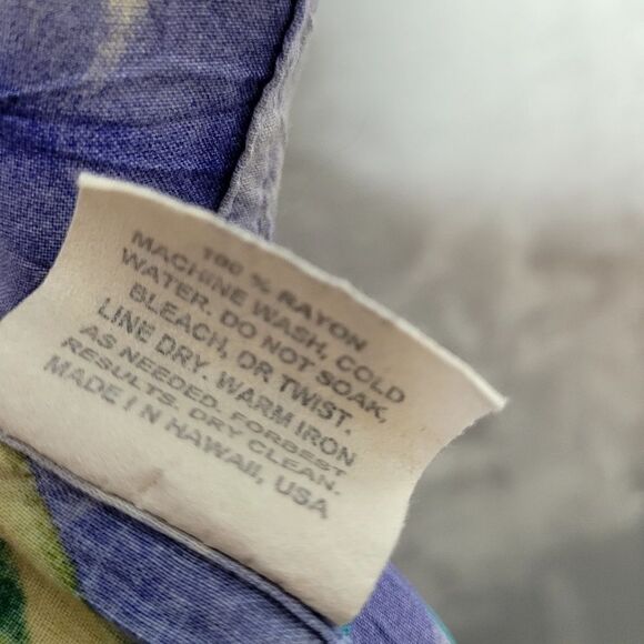 Vintage Jams World Floral Button Down Shirt Size XL - Picture 6 of 8